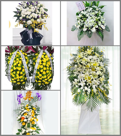 北京密云区河南寨镇莲花瓣村白事花篮预定